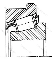 Подшипник  30315R (67315) размер 75x160x40 от производителя  SKF