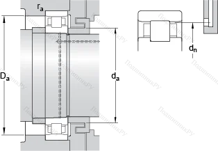 Подшипник N 1017 KTN 9/HC 5SP