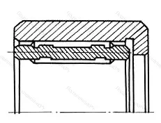 Подшипник  154912 размер 60x82x51 от производителя  ЕПК Подшипник  154912 размер 60x82x51 от производителя  ЕПК