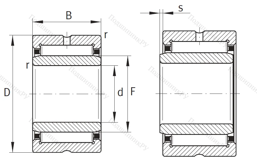 Игольчатый подшипник NA 4901 XL