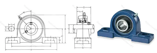 Подшипниковый узел UCLP 203