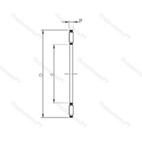 Подшипник игольчатый упорный AXK 3047 от производителя  CX Подшипник игольчатый упорный AXK 3047 от производителя  CX