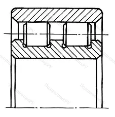 Модификация подшипника 4202192М размер 460x680x218 от производителя  ГПЗ-9