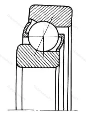 Модификация подшипника 326704К размер 20x52x17 от производителя  ГПЗ-1 Модификация подшипника 326704К размер 20x52x17 от производителя  ГПЗ-1