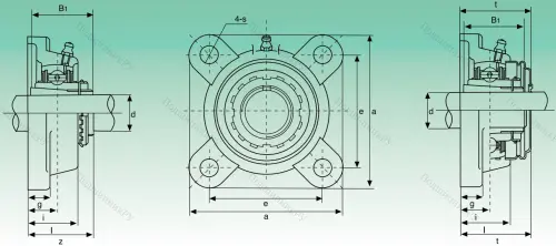 Подшипниковый узел UKF 207 в Краснодаре