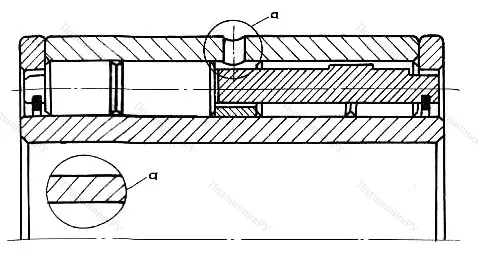 Модификация подшипника 36-6442144ХМ размер 220x340x218 от производителя  ГПЗ-9 Модификация подшипника 36-6442144ХМ размер 220x340x218 от производителя  ГПЗ-9