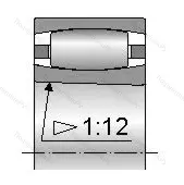 Модификация подшипника 3143752Т2 размер 260x440x144 от производителя  МПЗ