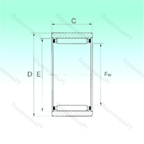 Подшипник игольчатый радиальный RNAO 60x78x20