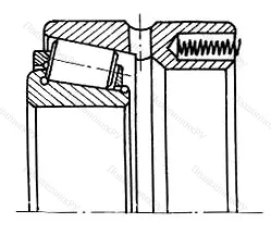 Модификация подшипника 4-17724Л1 размер 120x180x88,65 от производителя  ГПЗ-15 Модификация подшипника 4-17724Л1 размер 120x180x88,65 от производителя  ГПЗ-15