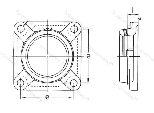 Подшипниковый корпус F 206 ASAHI в Краснодаре