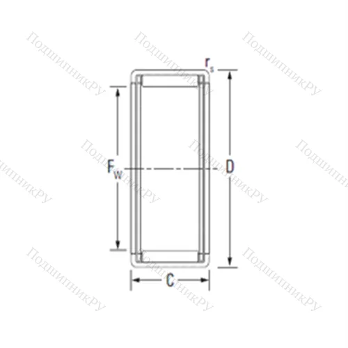 Подшипник игольчатый радиальный F-91236