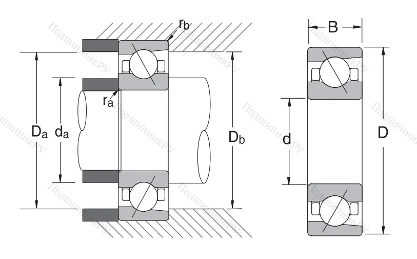 Сверхточный подшипник 7009 CTRSULP 3