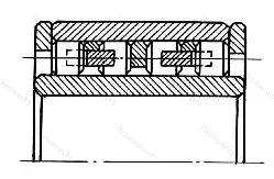 Подшипник NNU 6044/C 3 размер 220x340x218 от производителя  SKF Подшипник NNU 6044/C 3 размер 220x340x218 от производителя  SKF