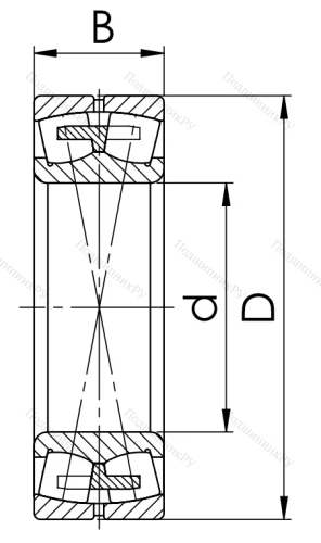 Сферический роликовый подшипник 3514 Н (22214 MW 33) в Краснодаре