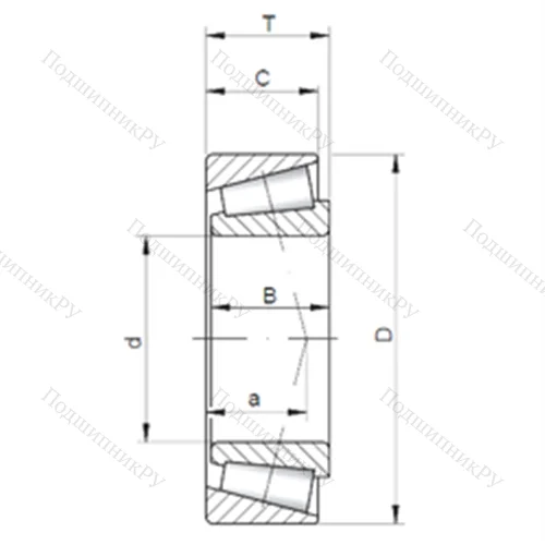 Подшипник роликовый радиально-упорный JL 819349/10 от производителя  CX