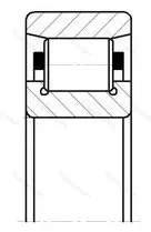 Подшипник  N 205 (2205) размер 25x52x15 от производителя  SKF