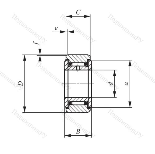 Опорный ролик  NAST 20 ZZ в Краснодаре