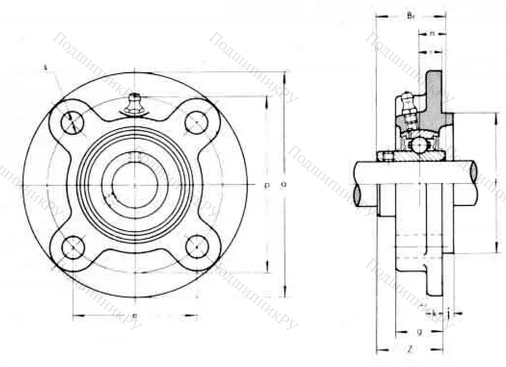 Подшипниковый корпус FC 215 ASAHI