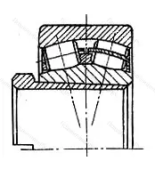 Подшипник  753508 (22209K+AH 309) размер 40x85x23 от производителя  ГПЗ-24