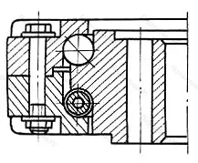 Модификация подшипника 3780/515Ю размер 515x735x85
