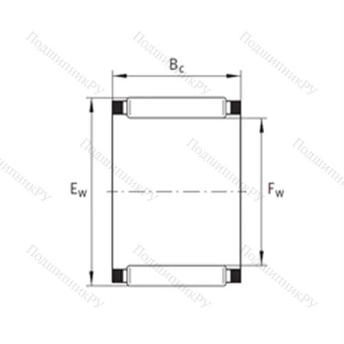 Подшипник игольчатый радиальный K 75X 81X 30 от производителя  INA Подшипник игольчатый радиальный K 75X 81X 30 от производителя  INA