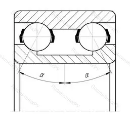 Подшипник 3222 ZZ размер 110x200x69,8 от производителя  SKF