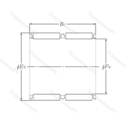 Подшипник игольчатый радиальный F-93628