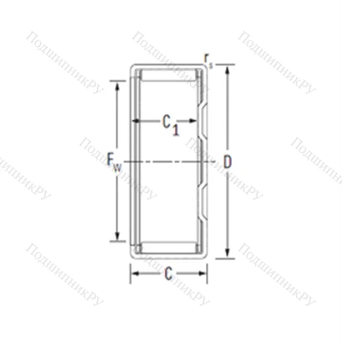Подшипник игольчатый радиальный F-56769