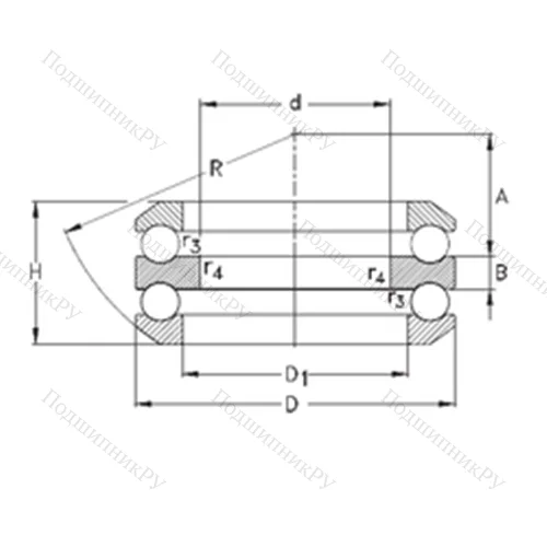Подшипник шариковый упорный
