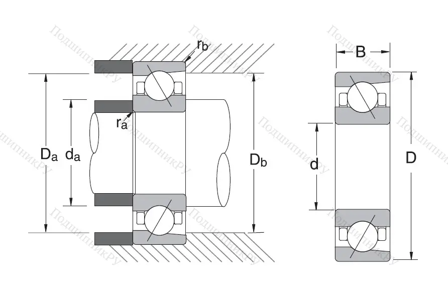 Сверхточный подшипник 7009 A 5TRSULP 3