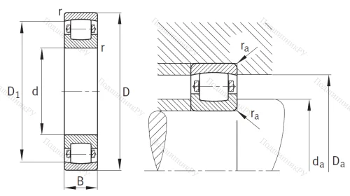 Сферический роликовый подшипник 20210 TVPC 3 от производителя  FAG