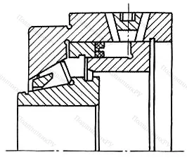 Модификация подшипника 117714 размер 70x122x23