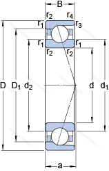 Подшипник 7034 CD/HCP 4A в Краснодаре