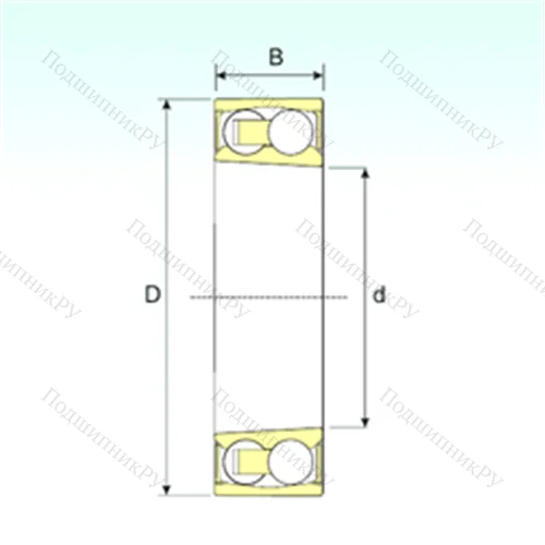 Подшипник шариковый радиальный самоцентрирующийся 2205-2RSKTN 9