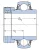 Корпусный подшипник YEL 209-112-2F в Краснодаре