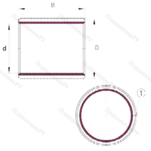 Подшипник скольжения EGB 4040-E 40