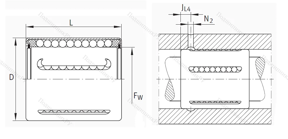 Подшипник KH 10 PP
