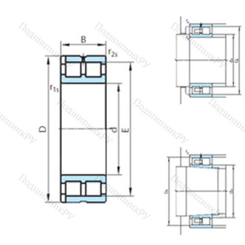 Подшипник роликовый радиальный  512-302