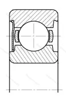 Модификация подшипника 6-60304АШ размер 20x52x15 от производителя  ГПЗ-5