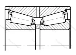 Модификация подшипника 597126ХМУ размер 129,96x250x160