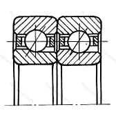Подшипник  7216AC/DT (446216) размер 80x140x52 от производителя  SKF