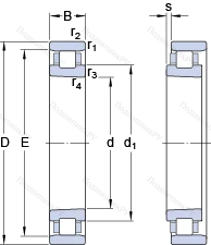 Подшипник N 1020 KTN 9/HC 5SP