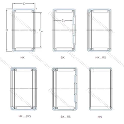 Подшипник игольчатый радиальный HK 2530.2RS