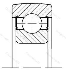 Подшипник  180706 размер 30x78x28 от производителя  ГПЗ-5