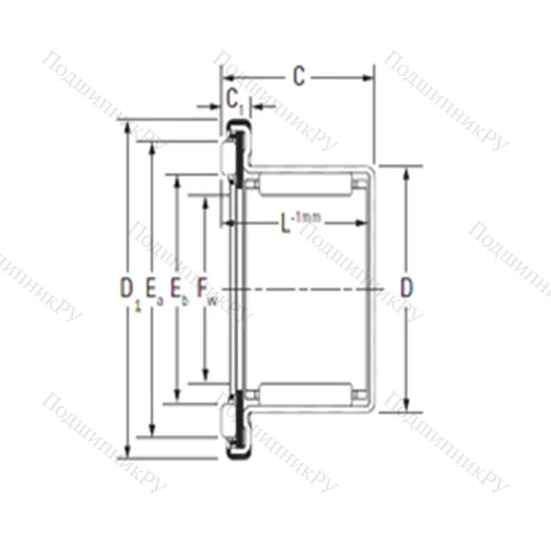 Подшипник комбинированный RAXF 730
