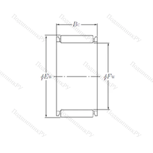 Подшипник игольчатый радиальный KMJ 75?81?20 от производителя  NTN