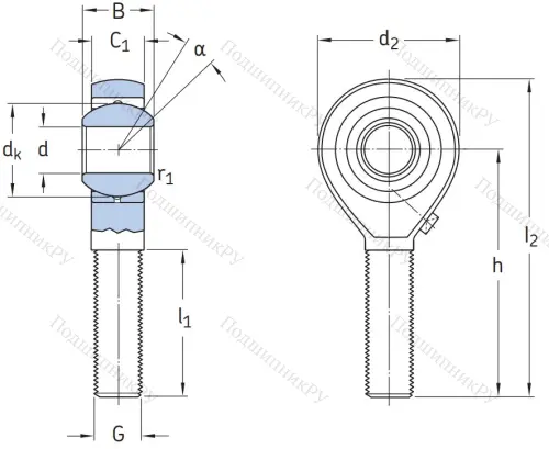 Шарнирная головка POS 6 L в Краснодаре