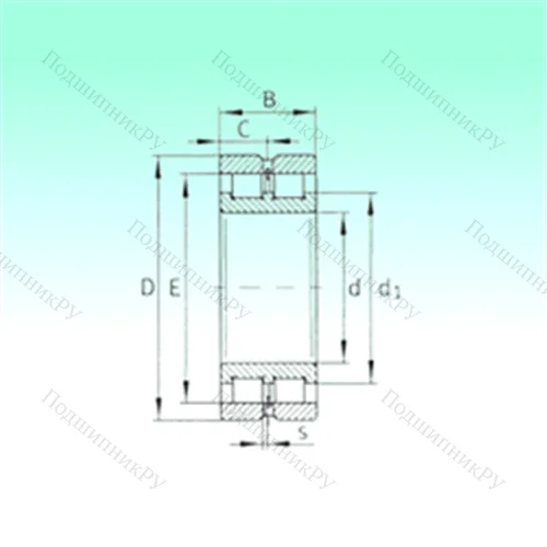 Подшипник роликовый радиальный