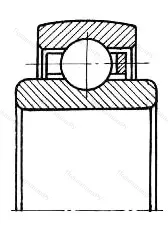 Модификация подшипника 3850095Ю размер 5x13x6 от производителя  ГПЗ-3