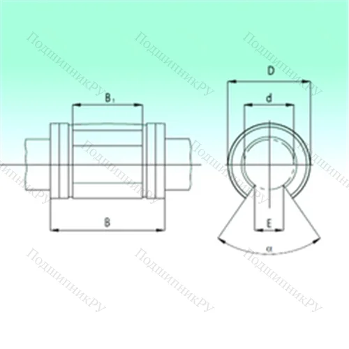 Подшипник шариковый линейный KNO 2045